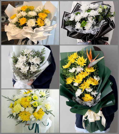 广东江门市台山市北陡镇那琴村白事花束代送